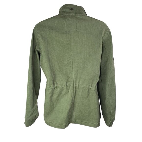 Two Penny Lane Maxwell Field Jacket Olive Green Women’s S Army Style Grunge Hip - Picture 9 of 16